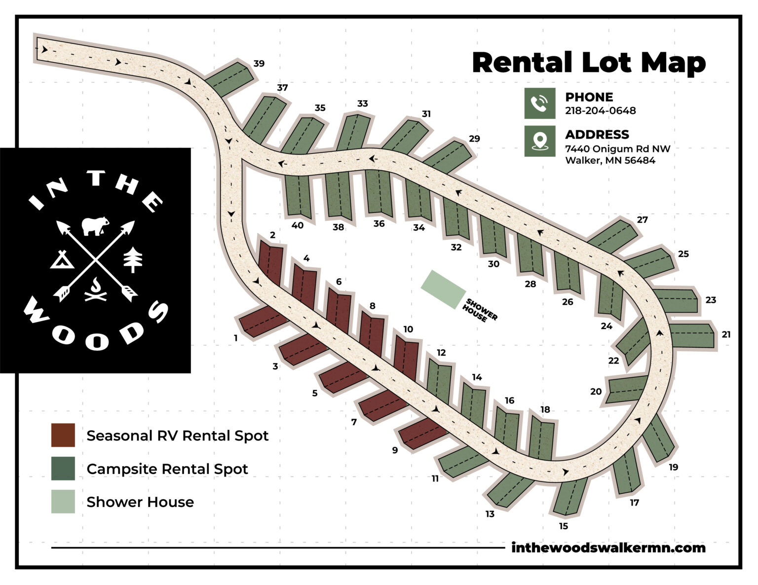 Rates In The Woods Campground 1555